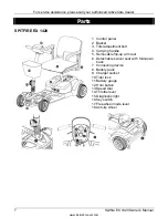 Preview for 8 page of Activeforever Spitfire EX 1420 Owner'S Manual