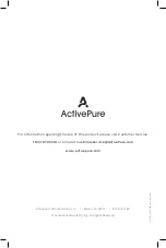 Preview for 16 page of ActivePure B1013U Manual