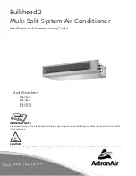 ActronAir BRE-026CS Installation And Commissioning Manual preview