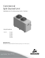 Preview for 1 page of ActronAir SCA260C Installation And Commissioning Manual