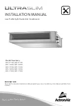 ActronAir UltraSlim LRE-071AS Installation Manual preview