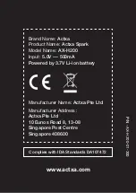 Preview for 14 page of Actxa AX-H200-01 Quick Start Leaflet