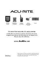 Preview for 12 page of ACU-RITE 00529W Instruction Manual