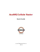 Acura Embedded Systems AcuMR2 Quick Manual preview