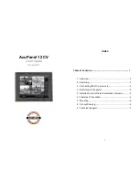 Preview for 1 page of Acura Embedded Systems AcuPanel 12 CV User Manual