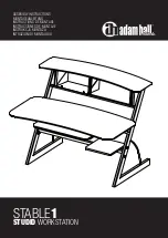 Adam Hall STABLE1 Assembly Instructions Manual preview