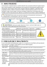 Preview for 20 page of Adam Pumps E 115 Use And Maintenance Manual