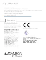 Preview for 2 page of Adamson IS7p User Manual