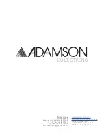 Preview for 8 page of Adamson Metrix-i Information Booklet