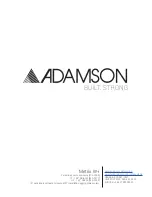 Preview for 8 page of Adamson Metrix W-i Information Booklet