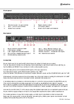 Preview for 3 page of Adastra ML622 User Manual