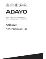 Adayo AN6Q24 Owner'S Manual preview