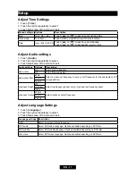 Preview for 15 page of Adayo DV7B01 Operation Instructions Manual