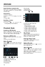 Preview for 10 page of Adayo JRV9100 Operating Instructions Manual