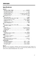 Preview for 17 page of Adayo JRV9100 Operating Instructions Manual