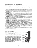 Preview for 3 page of ADC DIAGNOSTIX 922 series Use, Care & Maintenance