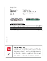 Preview for 2 page of ADC Soneplex Soneplex Quad Loop Extender Specification Sheet