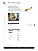 Preview for 3 page of ADC TrueNet TracerLight TrueNet TracerLight Specifications