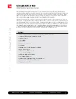 Preview for 2 page of ADC UltraWAVE X100 Specification Sheet