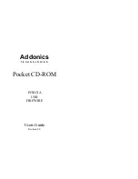 Addonics Technologies Pocket CD-ROM User Manual preview