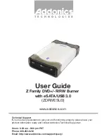 Addonics Technologies ZDRWESU3 User Manual preview