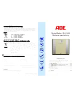 Preview for 49 page of ADE BA 1201 Operating Instructions Manual