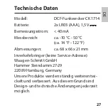 Preview for 27 page of ADE C K 1714 Operating Instructions Manual