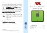 Preview for 9 page of ADE Camille BE 1113 Solar Instruction Manual