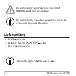 Preview for 4 page of ADE CK 1701 Operating Instructions Manual