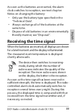 Preview for 33 page of ADE CK 1703 Operating Instructions Manual