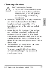 Preview for 37 page of ADE CK 1703 Operating Instructions Manual