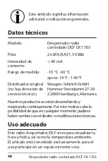 Preview for 48 page of ADE CK 1703 Operating Instructions Manual