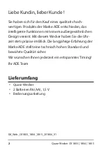 Preview for 2 page of ADE CK 1803 Operating Instructions Manual