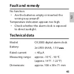 Preview for 45 page of ADE CK 2000 Operating Manual