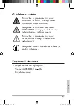 Preview for 83 page of ADE Fred TE 1700 Operating Instructions Manual