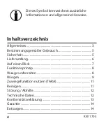 Preview for 4 page of ADE KW 1703 Operating Manual