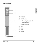 Preview for 21 page of ADE KW 1703 Operating Manual