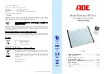 Preview for 11 page of ADE Ricardia BE 1241 Operating Instructions Manual