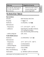 Preview for 41 page of ADE WS 1704 Operating Instructions Manual