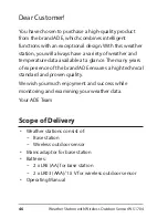 Preview for 46 page of ADE WS 1704 Operating Instructions Manual