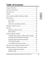 Preview for 47 page of ADE WS 1704 Operating Instructions Manual