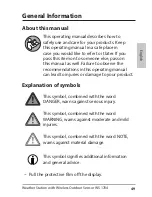 Preview for 49 page of ADE WS 1704 Operating Instructions Manual