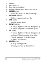 Preview for 32 page of ADE WS 1815 Operating Instructions Manual