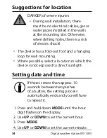 Preview for 34 page of ADE WS 1815 Operating Instructions Manual