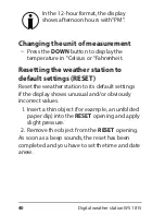 Preview for 40 page of ADE WS 1815 Operating Instructions Manual