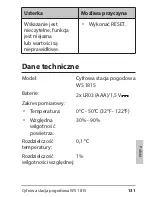 Preview for 131 page of ADE WS 1815 Operating Instructions Manual