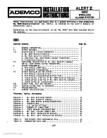 Preview for 1 page of ADEMCO 5600 Alert II Installation Instructions Manual