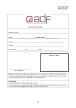 Preview for 21 page of ADF ADH100DL Owner'S Manual