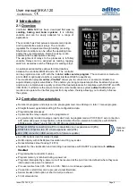 Preview for 5 page of aditec MKA 120 User Manual