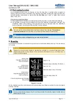 Preview for 19 page of aditec MKA 500 User Manual